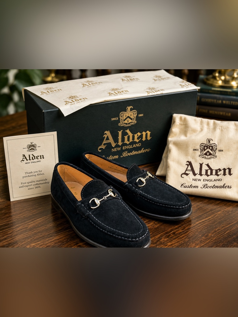 🔥ALDEN SUMMER 26’🔥💯🆕LEGENDARY ICONIC ALDEN CAPE COD HORSE BIT SUEDE LOAFERS🔥RARE